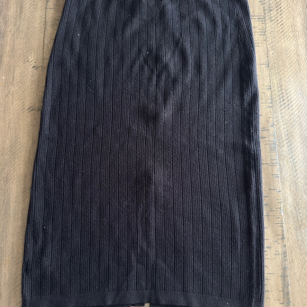 Sofia By Sofia Vergara Black Buttoned Pencil Skirt - image 3